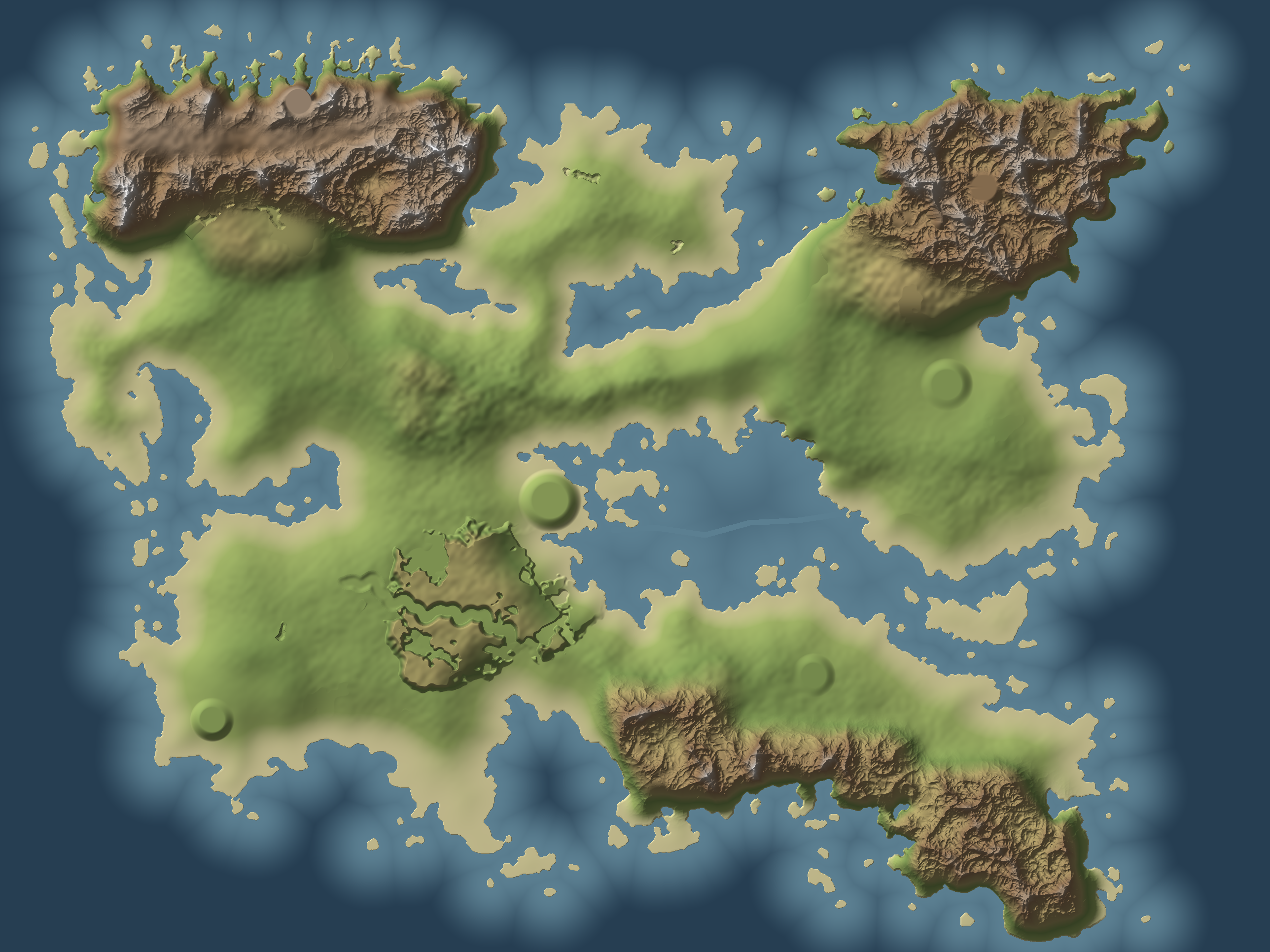 A relief map of Aysol